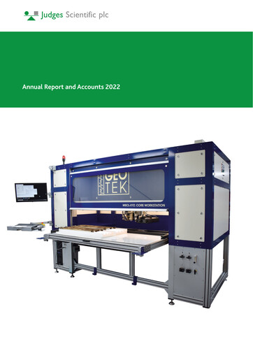 Miniature Judges Scientific plc Rapport annuel 2022