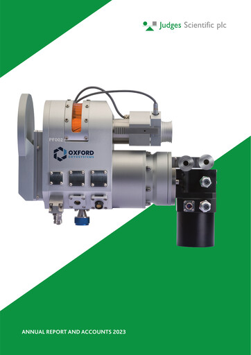 Miniature Judges Scientific plc Rapport annuel 2023