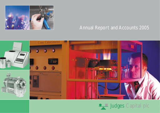 Thumbnail Judges Scientific plc Financial Statement 2005