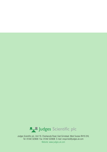 Thumbnail Judges Scientific plc Financial Statement 2009-h1