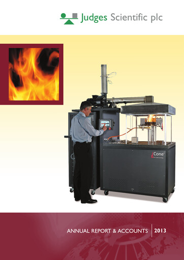 Thumbnail Judges Scientific plc Financial Statement 2013