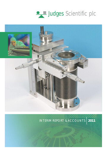 Thumbnail Judges Scientific plc Half-year Report 2011-h1