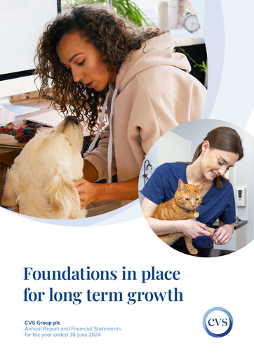 Thumbnail CVS Group Annual Report 2024