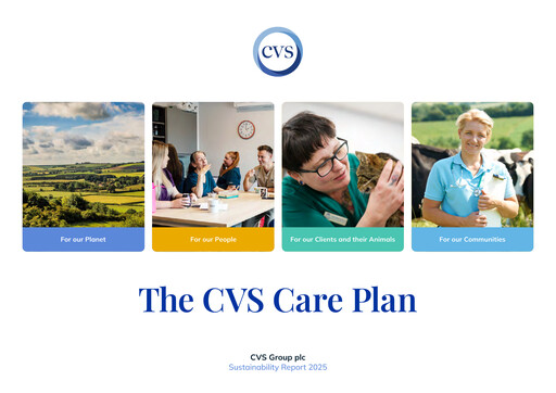 Thumbnail CVS Group Sustainability Report 2025