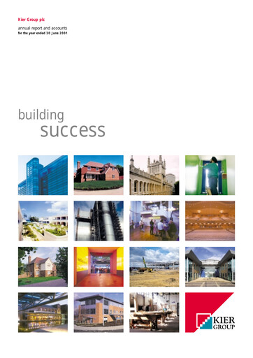 Thumbnail Kier Group Annual Report 2001