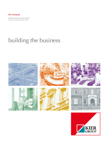 Thumbnail Kier Group Annual Report 2003