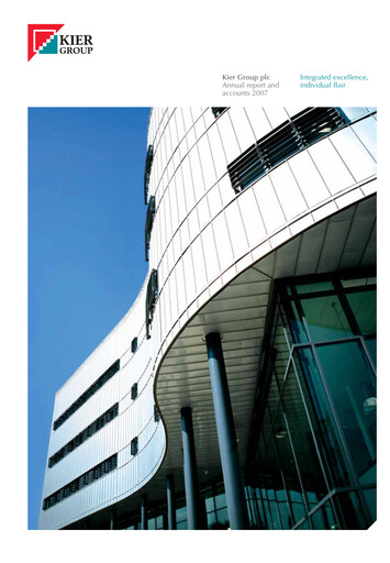 Thumbnail Kier Group Annual Report 2007