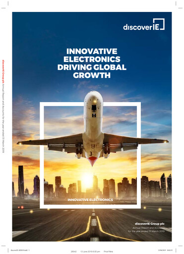 Thumbnail discoverIE Group plc Annual Report 2019