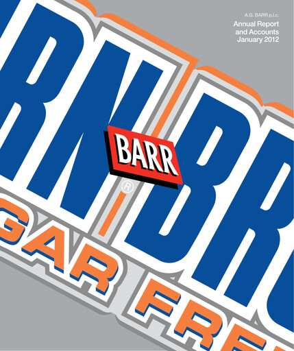 Miniature AG Barr Rapport annuel 2012