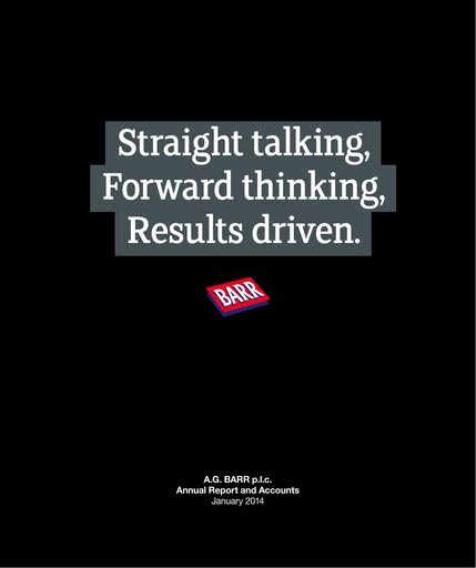 Miniature AG Barr Rapport annuel 2014