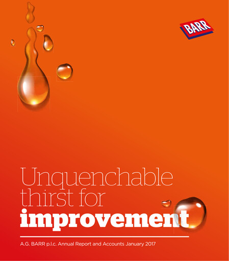 Miniature AG Barr Rapport annuel 2017