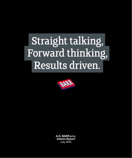 Miniature AG Barr Rapport semestriel 2014-h1