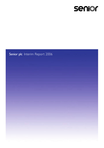 Thumbnail Senior plc Half-year Report 2006-h1