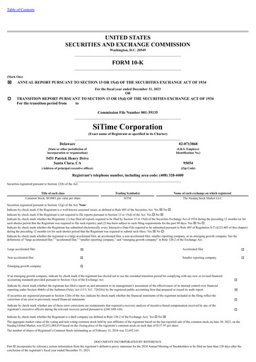 Thumbnail SiTime Annual Report 2023