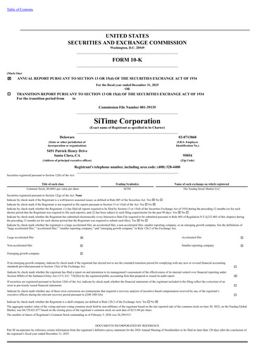 Thumbnail SiTime Annual Report 2025