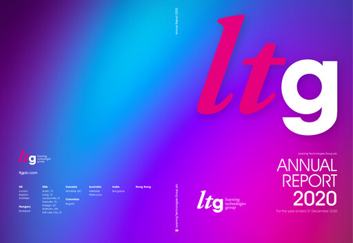 Thumbnail Learning Technologies Group Annual Report 2020
