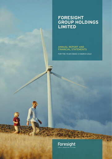 Thumbnail Foresight Group Annual Report 2021-2022