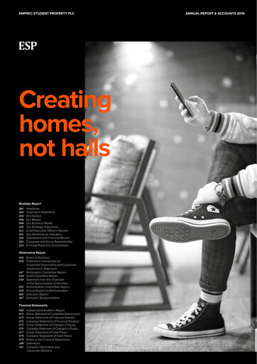 Vorschaubild Empiric Student Property Plc Jahresbericht 2019