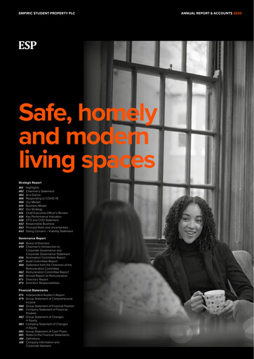 Vorschaubild Empiric Student Property Plc Jahresbericht 2020