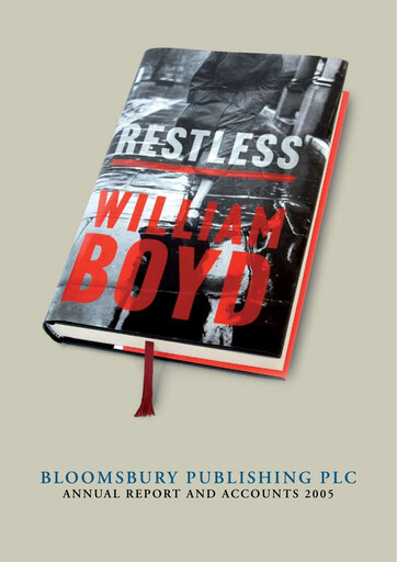 Thumbnail Bloomsbury Publishing Annual Report 2005