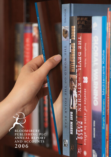 Thumbnail Bloomsbury Publishing Annual Report 2006