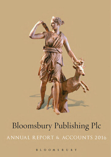 Thumbnail Bloomsbury Publishing Annual Report 2016