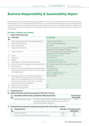 Thumbnail Vst Tillers Tractors
 ESG Report 2024-2025