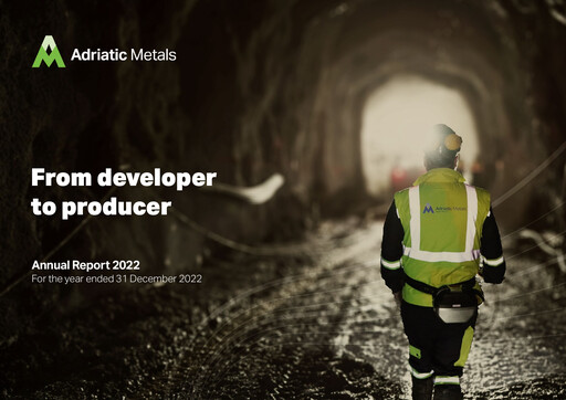 Thumbnail Adriatic Metals Annual Report 2022