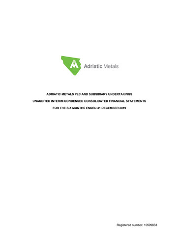 Thumbnail Adriatic Metals Half-year Report 2019-h2