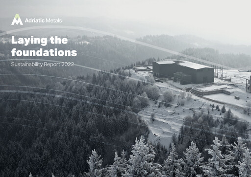 Thumbnail Adriatic Metals Sustainability Report 2022