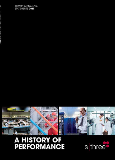 Thumbnail SThree Annual Report 2011