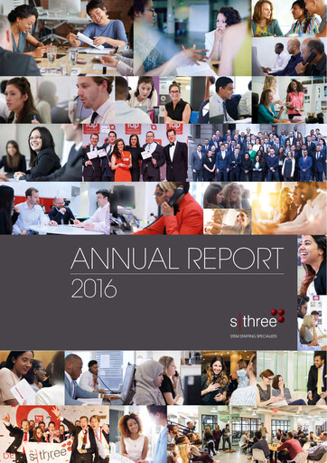 Thumbnail SThree Annual Report 2016