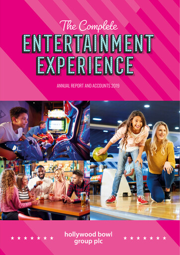 Thumbnail Hollywood Bowl Group Annual Report 2019