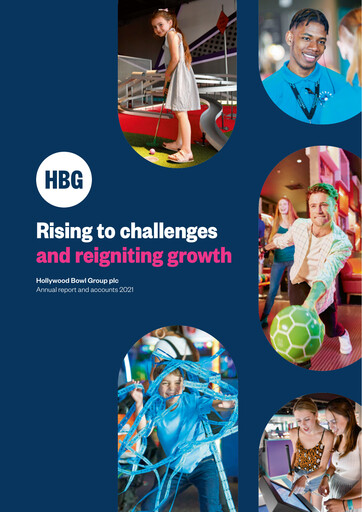 Thumbnail Hollywood Bowl Group Annual Report 2021