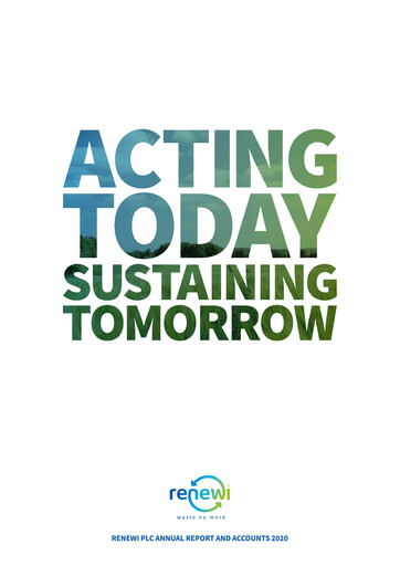 Thumbnail Renewi Annual Report 2020