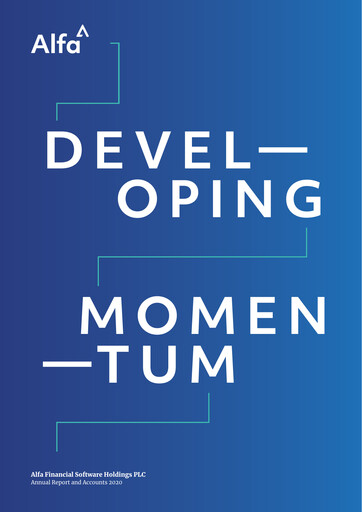 Thumbnail Alfa Financial Software Annual Report 2020