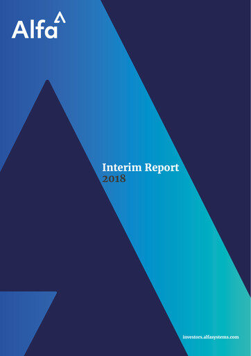 Thumbnail Alfa Financial Software Half-year Report 2018