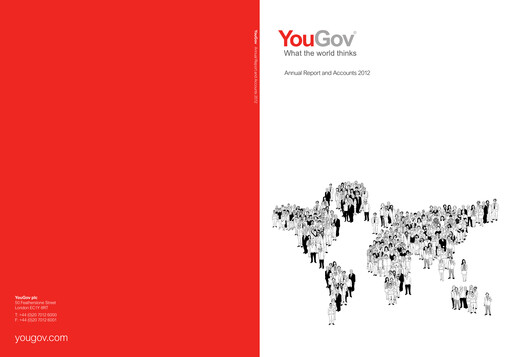 Thumbnail YouGov plc Annual Report 2012