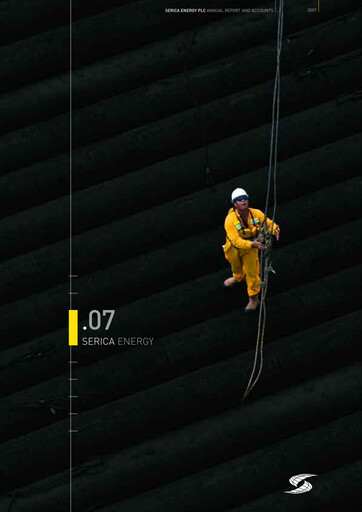 Thumbnail Serica Energy Annual Report 2007