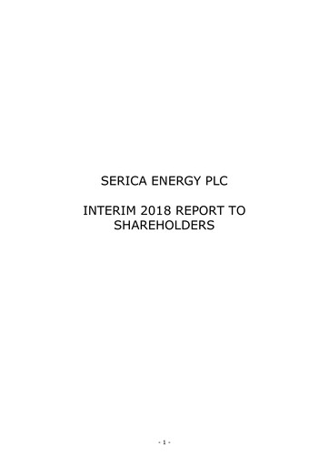 Thumbnail Serica Energy Half-year Report 2018-h1
