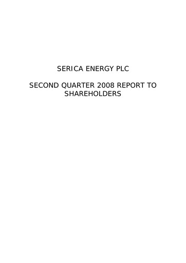 Thumbnail Serica Energy Quarterly Report 2008-q2