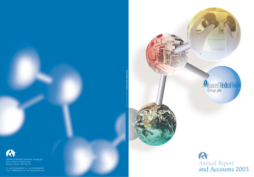Thumbnail Advanced Medical Solutions Group Annual Report 2003