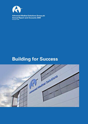 Thumbnail Advanced Medical Solutions Group Annual Report 2009