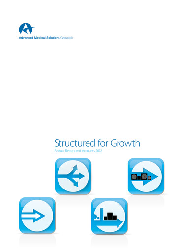 Thumbnail Advanced Medical Solutions Group Annual Report 2012