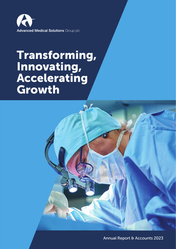 Thumbnail Advanced Medical Solutions Group Annual Report 2023