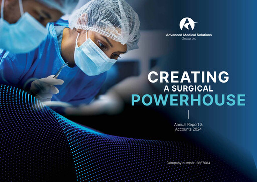 Thumbnail Advanced Medical Solutions Group Annual Report 2024