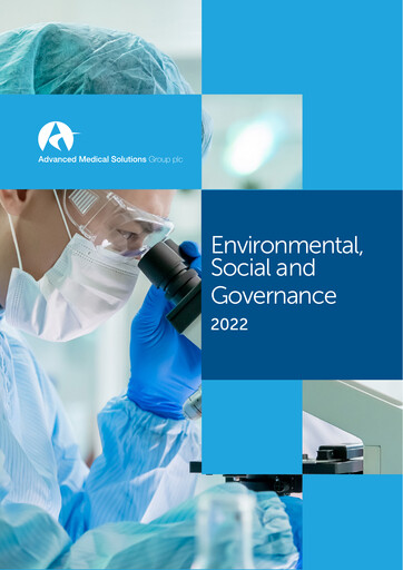 Thumbnail Advanced Medical Solutions Group ESG Report 2022