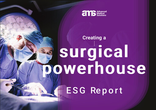 Thumbnail Advanced Medical Solutions Group ESG Report 2025