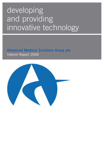 Thumbnail Advanced Medical Solutions Group Half-year Report 2006-h1