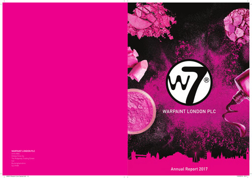 Thumbnail Warpaint London PLC Annual Report 2017